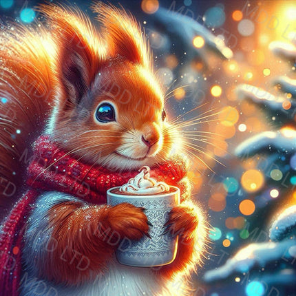 Winter Warmth Whiskerbrew by Rowan Lewgalon Ai Art