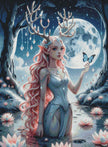 Winter Fae's Greeting by Laura Peres