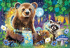 Woodland Friends Starry Night by Sheena Pike (Hand Rendered)
