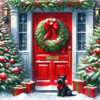Wreath Guardian by Cocomarshmallow Art