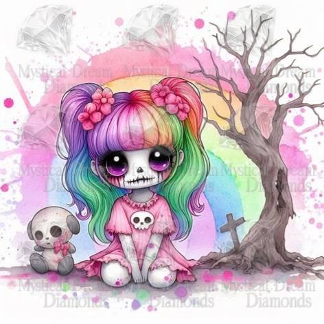 Zombie Girl by Cocomarshmallow Art