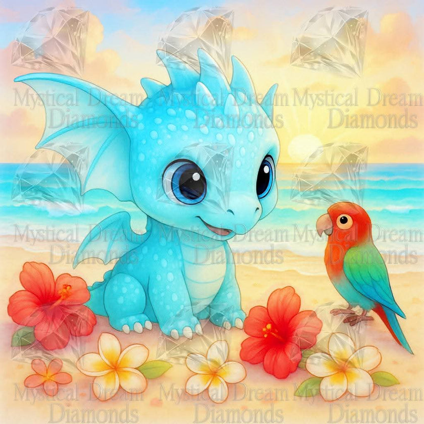 Dragopuff Seafoam by Cocomarshmallow Art